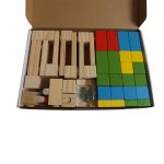 Circuit jucarie din lemn marble building blocks 42 piese 2-Jucarii din Lemn si Montessori