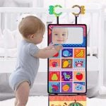 Covoras senzorial cu oglinda bebe se joaca pe burtica sobebear 2-Jucarii Senzoriale