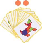 Carte magnetica cu forme geometrice tangram 7-Table si jocuri magnetice