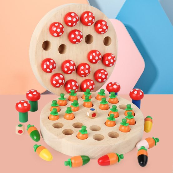 Joc de memorie Memory Chess Mushroom Radish 3