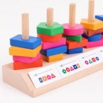 Joc potrivire forme si numaratoare matching puzzle game 1-Jucarii din Lemn si Montessori