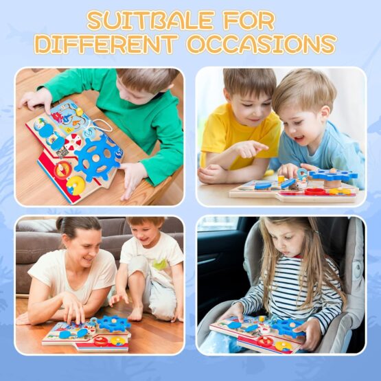 Placa montessori busy board vaporas3-Jucarii Senzoriale