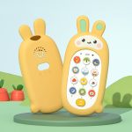 Smartphone de jucarie pentru bebe iepuras 5-Telefoane de jucarie