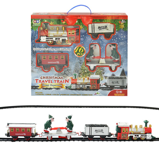 Trenulet electric craciun 16 piese73-Trenulete de jucarie