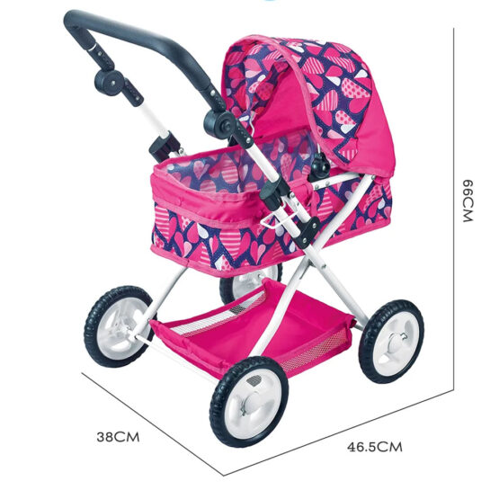Carucior landou pentru papusi doll pram fl8137 8-Jucarii de tras si impins