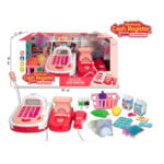 Casa de marcat jucarie electronica fun shopping roz-Case de marcat