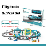 Trenulet electric cu circuit oraselul 92 piese creator 5-Trenulete de jucarie