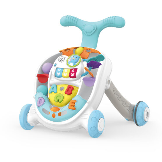 Antemergator interactiv si muzcial cu litere Kids Melody Albastru 6656