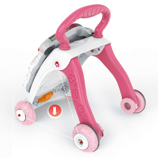 Antemergator multifunctional bebelusi 3 in 1 kidsmelody 6605b roz 7-Antepremergatoare