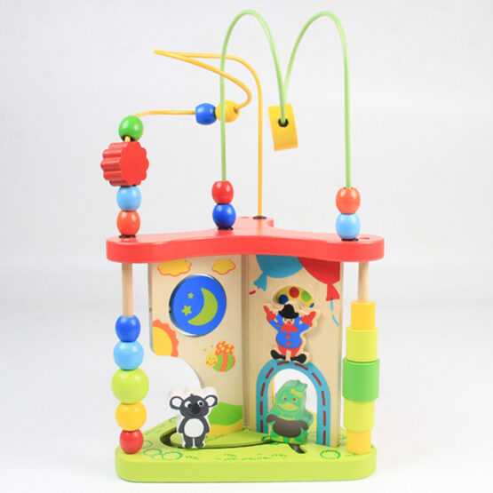 Centru activitati 6 in 1 din lemn activity triangle 2-Centre activitati