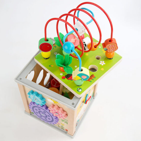 Centru activitati din lemn cumontessori 10 in 1 cu ciocanitoare 9-Centre activitati