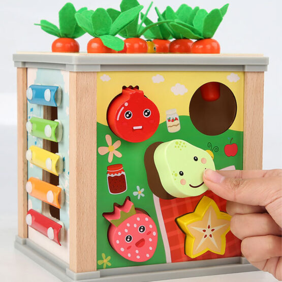 Cub educativ cu pescuit ciocanitoare 6 in 1 7-Centre activitati
