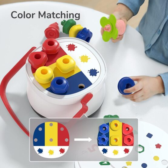 Joc stem constructii si dexteritate topbright gradina cu flori 8-Jucarii Interactive
