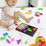 Joc tetris pop it building blocks educativ 9-Jucarii Dexteritate