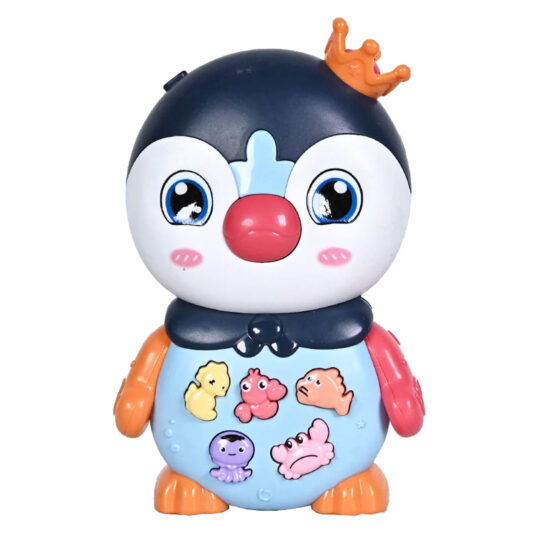 Jucarie interactiva bebe cu lumini si sunete pinguinul regal 2-Animale de Jucarie