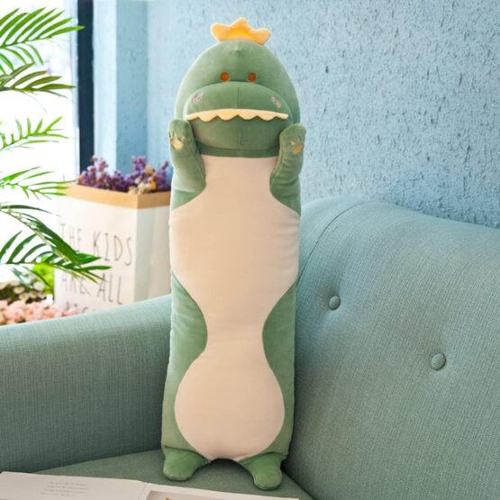 Jucarie lunga din plus perna dinozaur 70 cm 3-Fotolii Plus