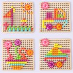Mozaic pentru copii fun mushroom nail56-Jucarii Creativitate