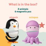 Animale de jucarie pentru bebe mix match magimals pinguin si caracatita 8-Jucarii Creativitate