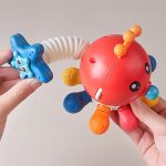 Caracatita de jucarie cu functii senzoriale si interactive pentru bebe 3