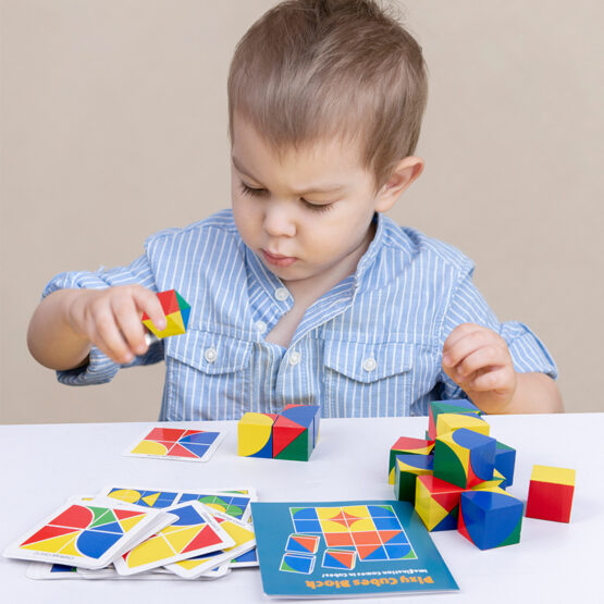 Cuburi puzzle logice2-Jucarii din Lemn si Montessori