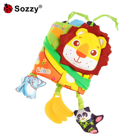 Protectie patut cu jucarii senzoriale bebe animale sozzy3-Jucarii Senzoriale