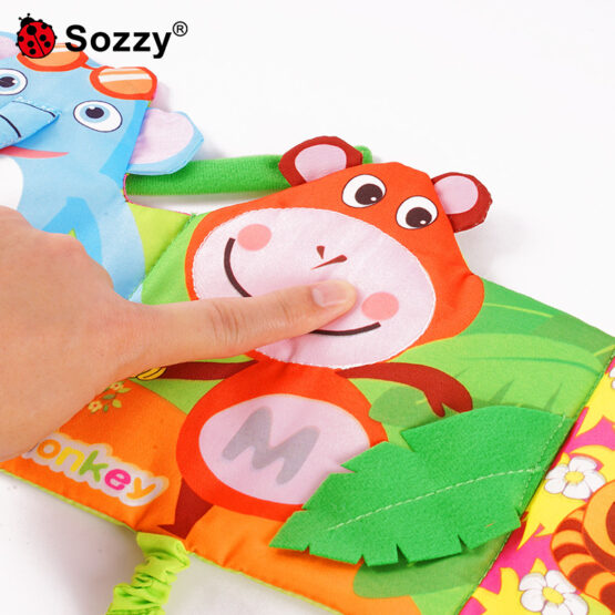 Protectie patut cu jucarii senzoriale bebe animale sozzy4-Jucarii Senzoriale