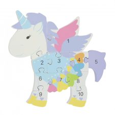 Puzzle din lemn unicorn