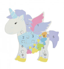 Puzzle din lemn unicorn