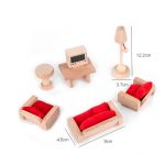 Set Mobilier de jucarie Papusi Living Dollhouse Furniture