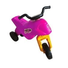 Tricicleta enduro superbike roz cu galben-Jucarii exterior