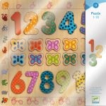 Puzzle din lemn djeco cifre1642-Jucarii Senzoriale