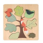 Puzzle din lemn vulpita egmont toys9246 1-Jucarii educative bebe
