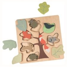 Puzzle din lemn vulpita egmont toys9247-Jucarii educative bebe