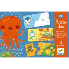 Puzzle duo djeco ascunselea1165-Jucarii educative bebe