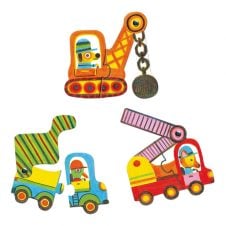 Puzzle duo mobil vehicule1704-Jucarii educative bebe