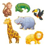 Puzzle gigant djeco animale salbatice2345 1-Jucarii educative bebe