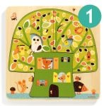 Puzzle lemn copacul djeco1632-Jucarii din Lemn si Montessori