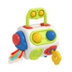 Cub senzorial colorat pentru bebe Busy Cube