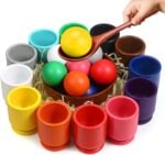 Set Balls Cups pentru motricitate Culorile Toamnei5