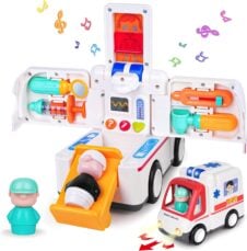 Ambulanta de jucarie cu pacient Toy Ambulance
