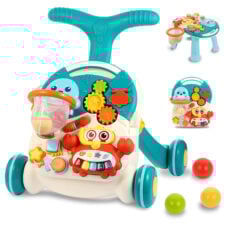 Antemergator bebelusi model interactiv 2 in 1 mergator si masuta activitati Huanger