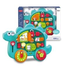 Busy Board interactiv Masinuta Dinozaur cu lumini si sunete
