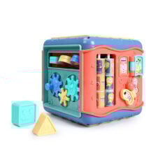 Centru de activitati bebe cu jocuri educative Wisdom Hexahedral