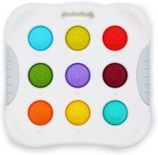 Jucarie senzoriala bebelusi cu Pop it Push butoane mari Dimple
