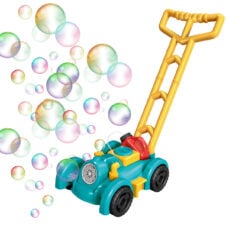 Masinuta de tuns iarba cu baloane de sapun Bubble Mower albastru