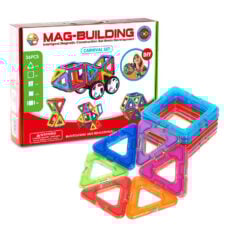Set constructii magnetice Mag-Building Carnival Set cu 36 piese