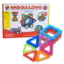 Set constructii magnetice Mag-Building Carnival Set cu 48 piese