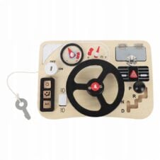 Placa activitati Busy board din lemn cu volan Onshine