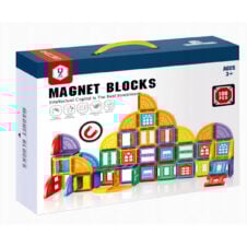 Set Magnetic Tiles Blocks Placi coloare magnetice 100 piese