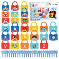 Set eudcativ invatare Alfabet Lacate si Chei Onshine Learning Locks